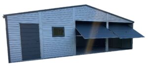 Garaż nr 160 z dwoma bramami uchylnymi