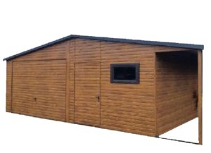 Garaż nr.156 z bramą uchylną oraz wiatką