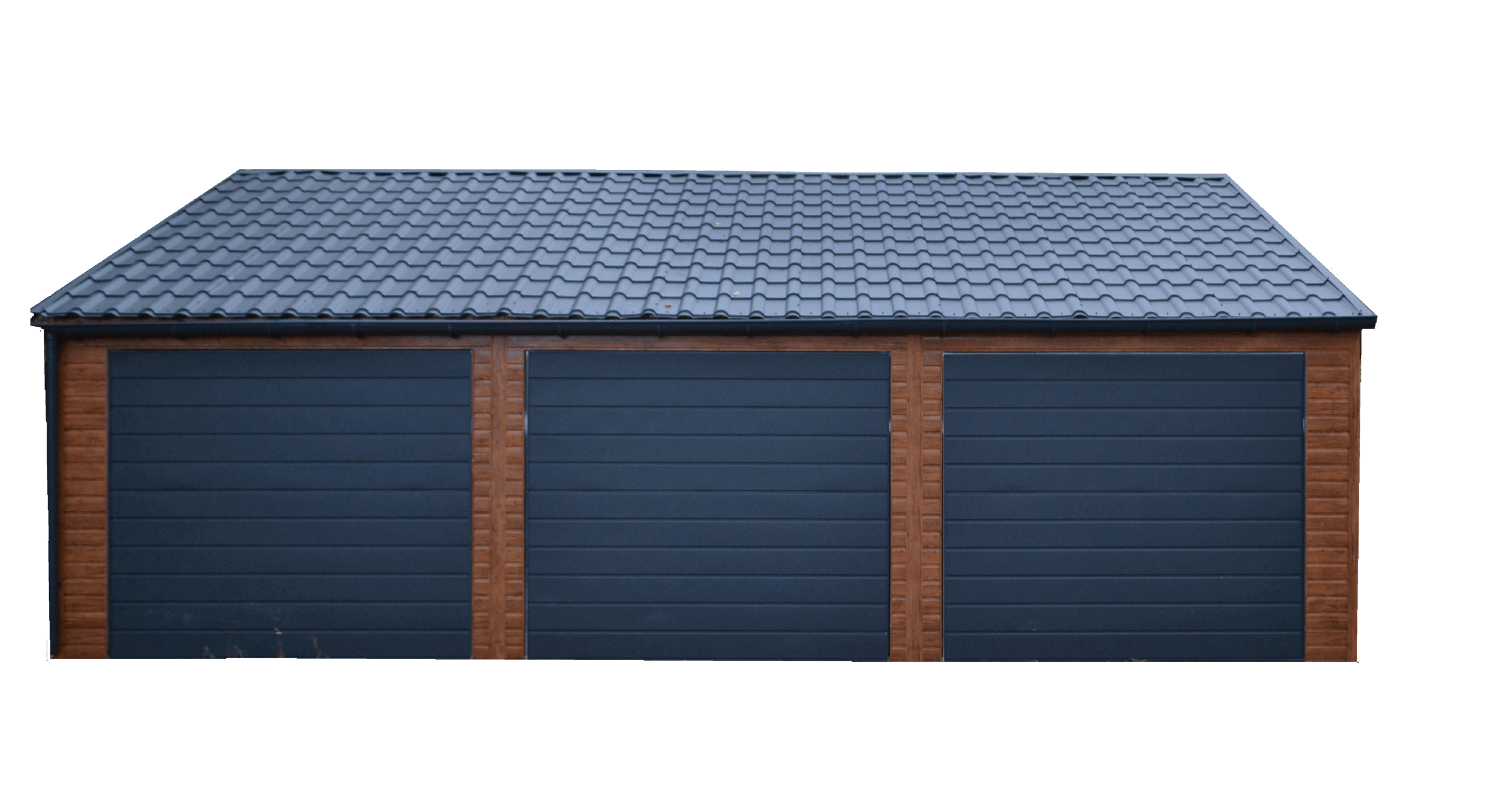 Garaż nr.186 z trzema bramami uchylnymi