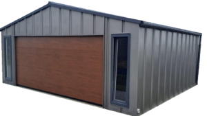 Garaż nr 199 Blacha na rąbek z bramą segmentową 6x5