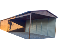 Garaż nr 204 z wiatą z przodu